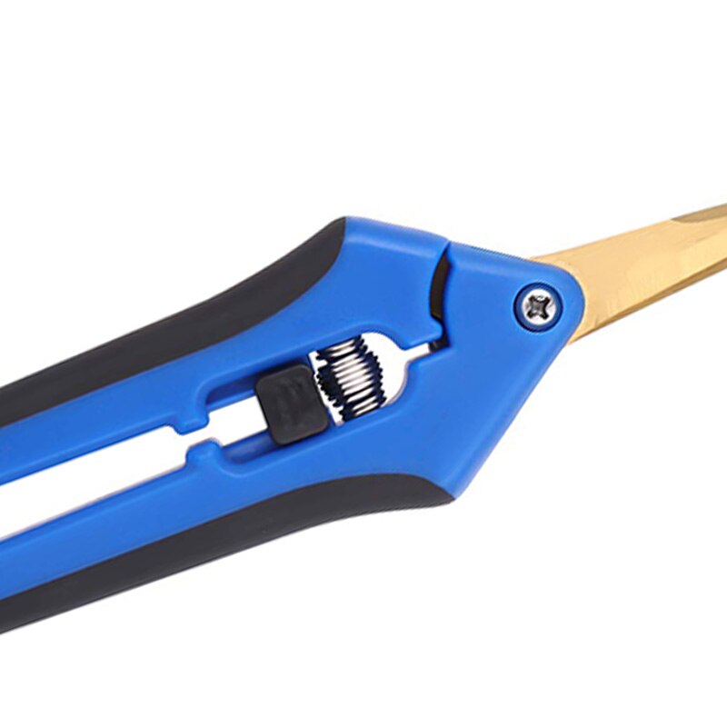 3-Pack Gardening Hand Pruner Pruning Shear Flower Leaf Trimmer with Titanium Coated Curved Precision Blades