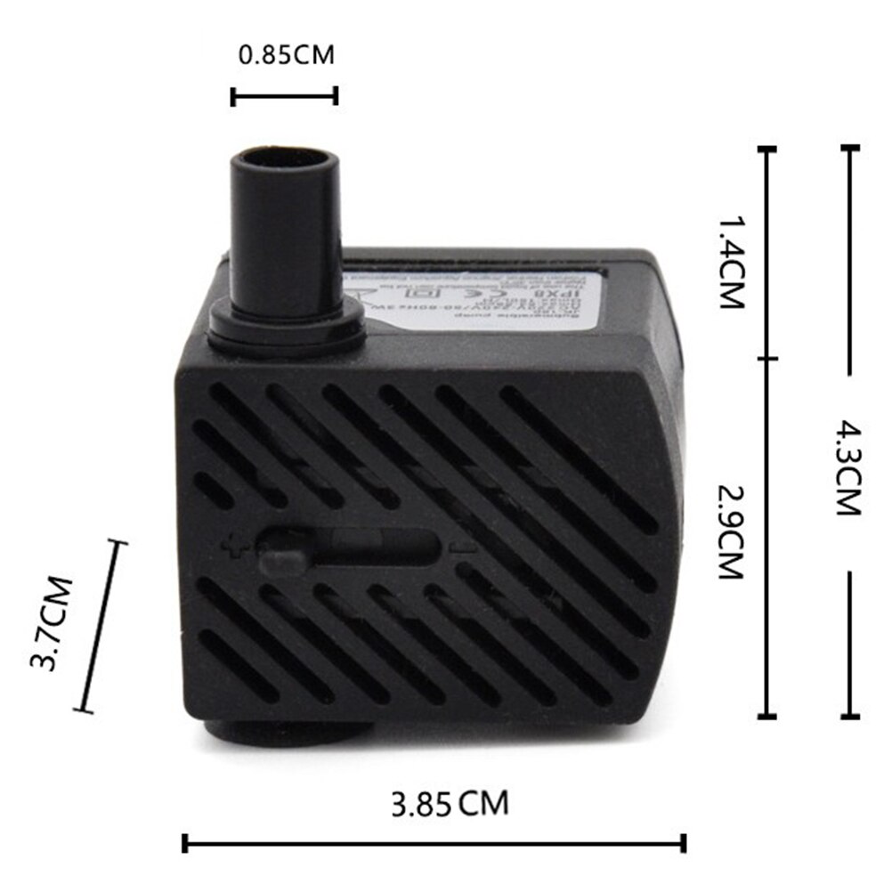 1PCS Water Pump AC 220V Rate Waterproof Pump Mini Submersible Water Pump