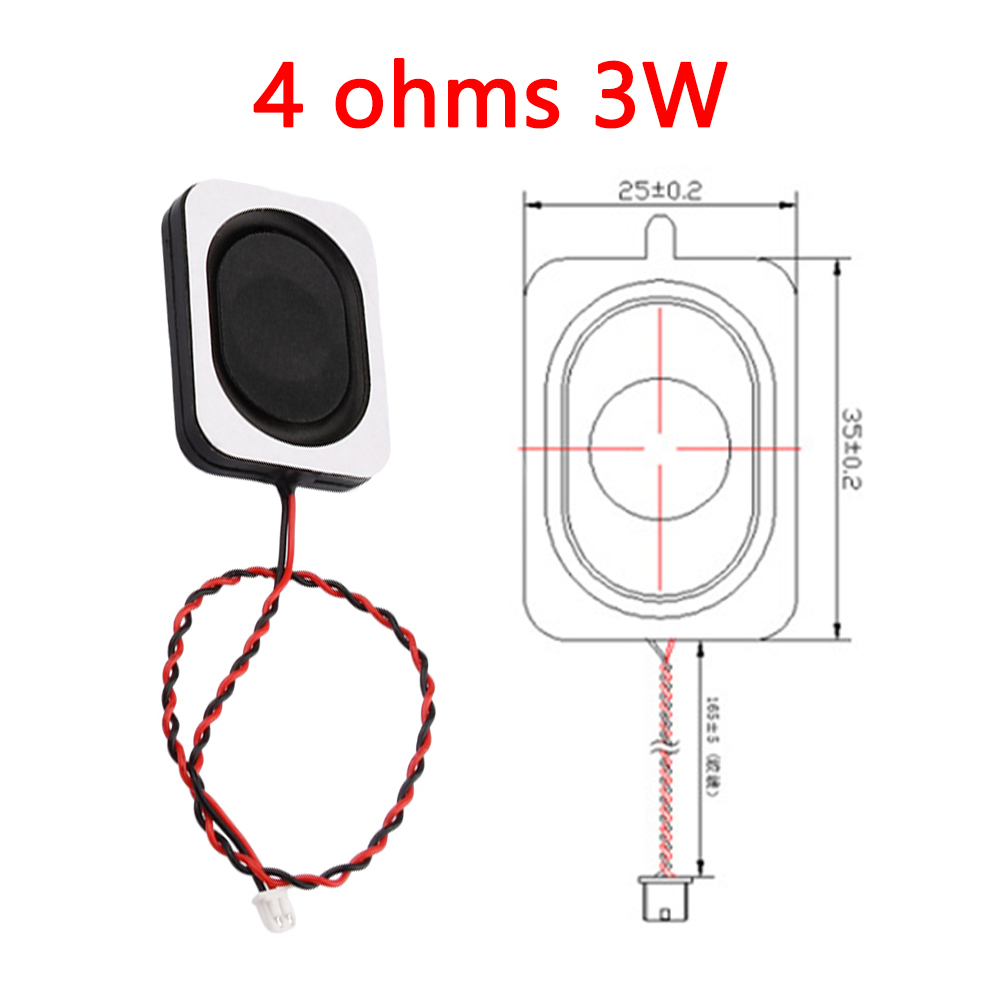 4/8 Ohm Internal Magnetic Cavity Speaker 2/3W Oval Internal Magnet Diy Magnetic Speaker Full Range Box Speaker 1.25 2.0 Terminal: Khaki / 15cm