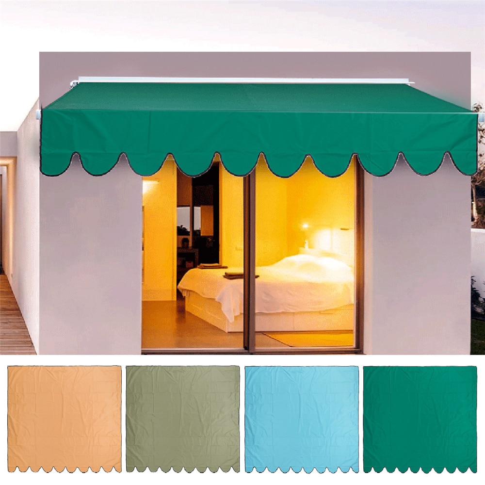 Waterproof Top Cover Canopy Replacement for Garden Patio Courtyard Outdoor Canopy Awning Sun Shade Shelter Fabric Cover