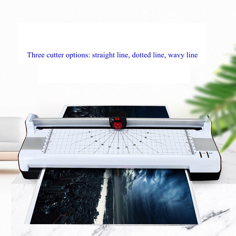 LM288 Laminator File Menu Photo Laminator Fillet Cutting A4 Office Home Small Gluing Machine