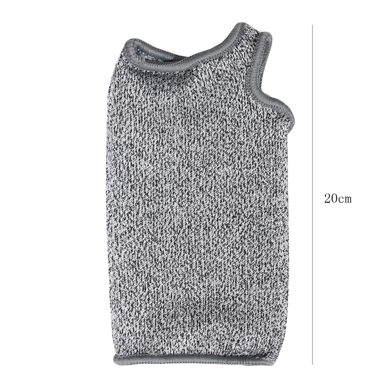 1PC Household Safety Arm Sleeve Anti Cut Puncture Proof Guard Bracers Gradening Protector Work Arm Cover Protective Glove: Thumb Open 20