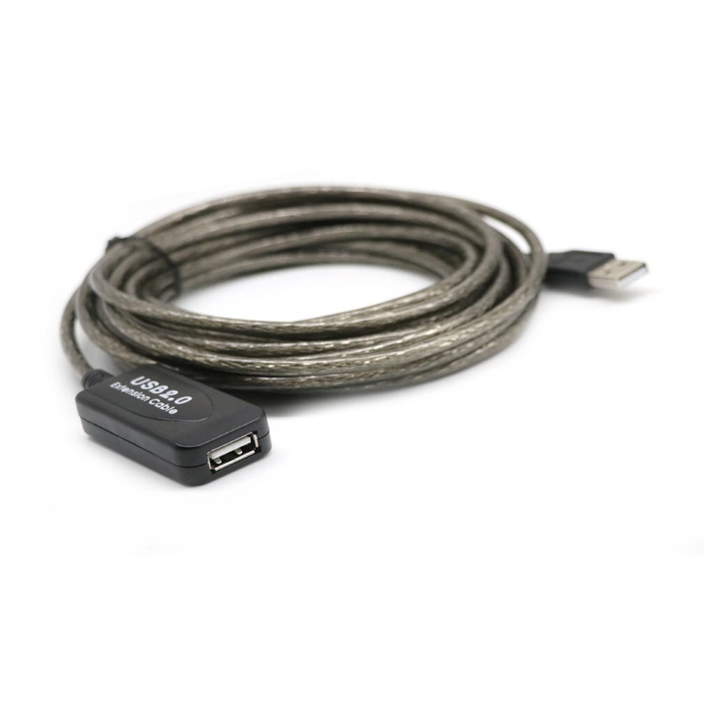 Universal 5/10 Meters Super Long USB 2.0 Extension Repeater Cable Signal Booster A Male To A Female Cable