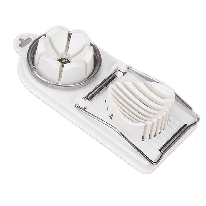 Cooking Tools 2in1 3in1 Cut Multifunction Kitchen Stainless Steel Egg Slicer Sectione Cutter Mold Flower Edges Gadgets Tools