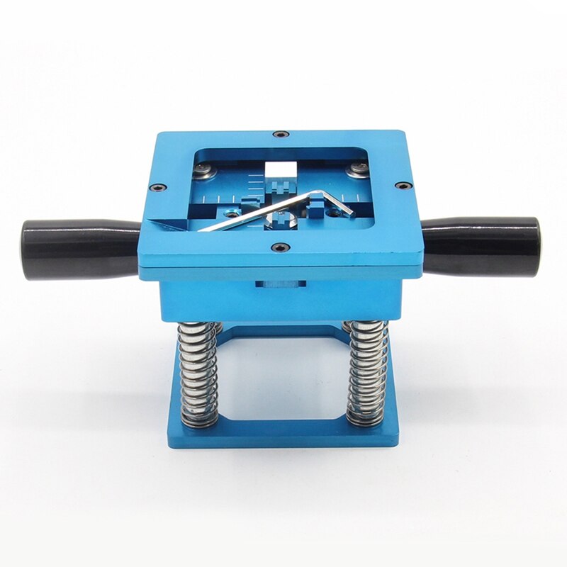 Best Blue Bga Reballing Kit 90x90Mm Bga Reballing Station With Hand Shank 10/Pcs Bga Universal Stencil