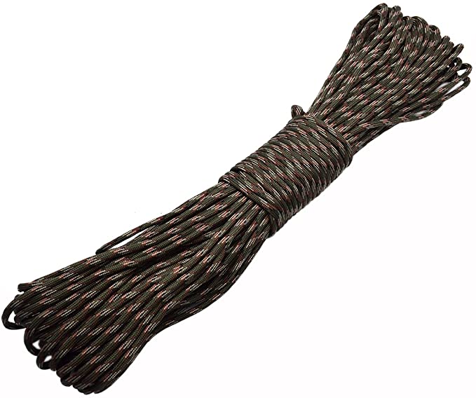100Meters Paracorde 4mm 7 Strand Core Paracord Type III 550 Parachute Blue Rope Outdoor Camping Survival Equipment Tents Rope: color 12 / 31 meters