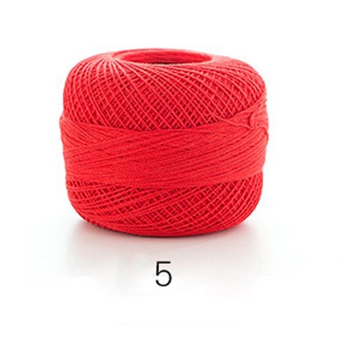 50g/Pc Cotton 0.8mm 20 Colors Lace Crochet Yarn By 1.5mm Crochet Hooks Hand-Knitted Baby Silk Thin Yarn For Knitting DIY Crafts: 5