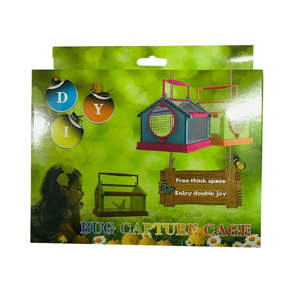 Bug Capture Cage Back Yard Insect Cage Bug House Scientific Experiment DIY Toys Insect House Scientific Experiment DIY Toys