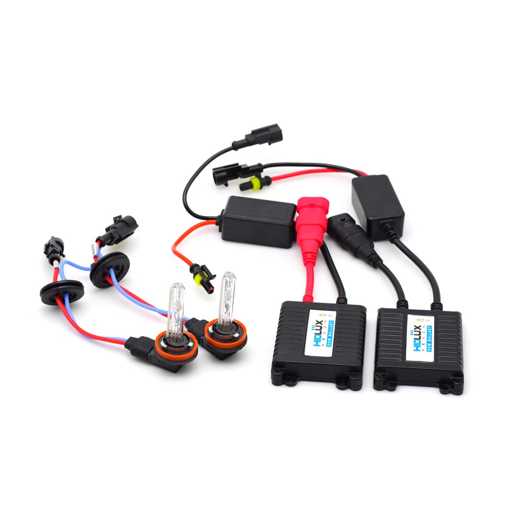 2.5 Bi-Xenon Fog Light Projector Lens 35W Xenon Kit Voor H11 Auto Stylig Voor Ford Nissan Honda dacia Mistlicht Diy: bulb with ballest