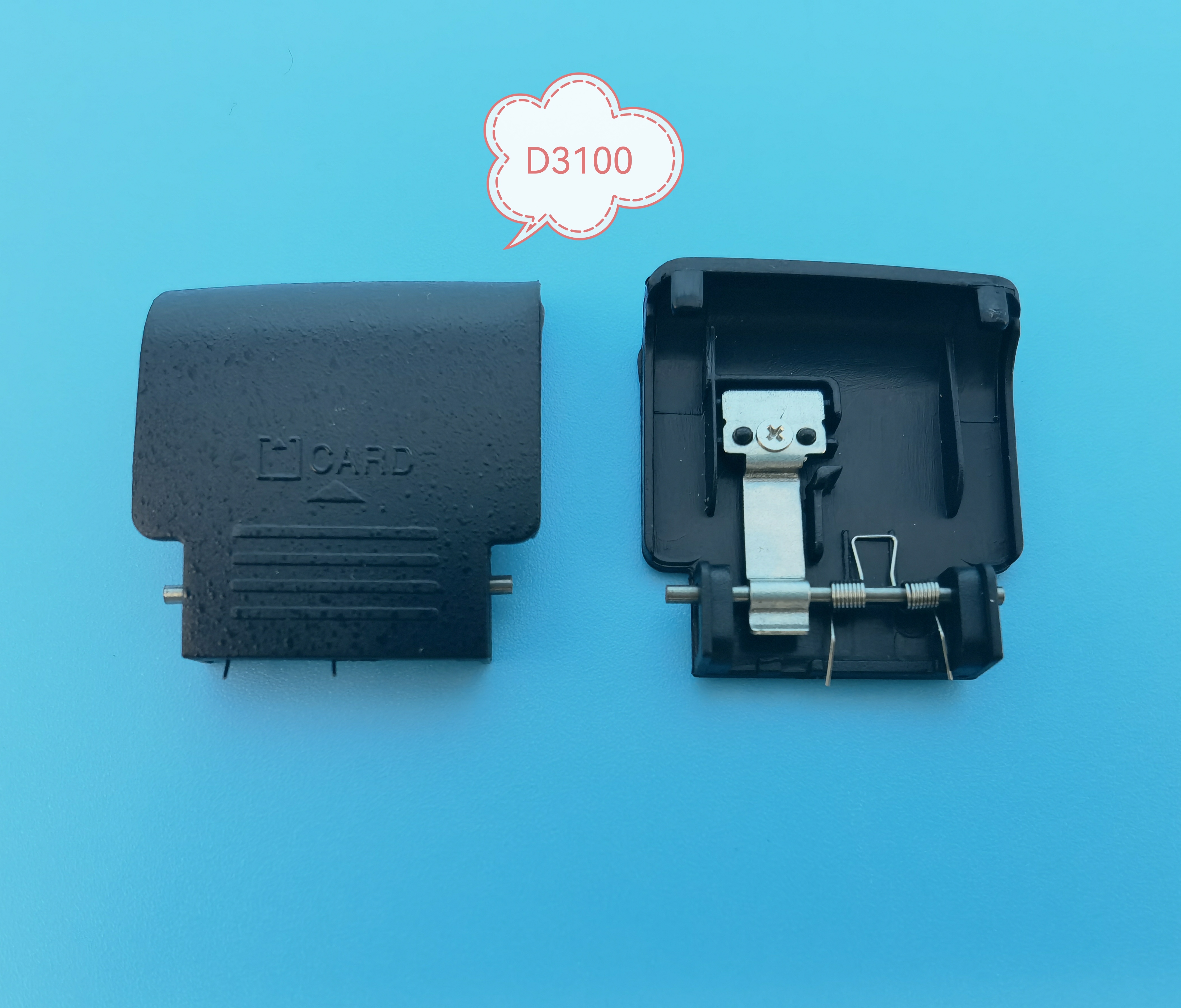 Piezas de reparación oem para Nikon D3200, D40X, D40, D60, D5200, D3000, D3100, D5100, cubierta de puerta de tarjeta de memoria SD, 1 pieza, nuevas