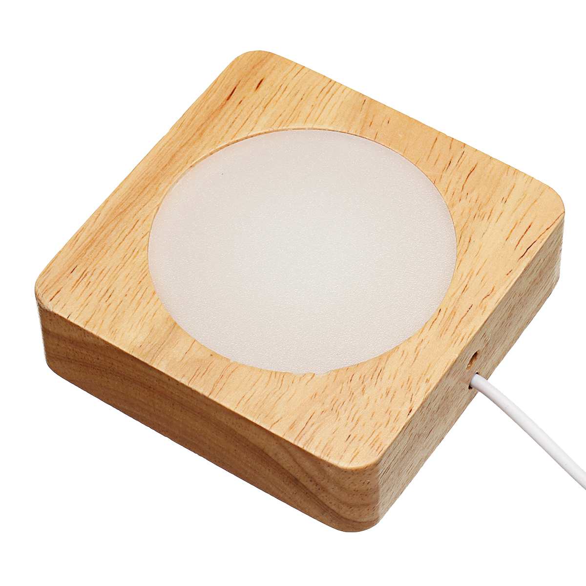 5 Stijlen 3D Led Lamp Base Creatieve Nachtverlichting Tafellamp Houten Lamp Base Gradiënt Kleurrijke Verlichting Voor Thuis Decoratieve licht