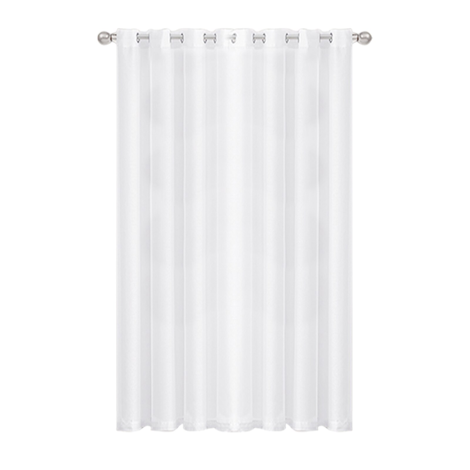 Panel de cortina para ventana, filtrado de luz para sala de estar, cocina, interior, fácil de instalar, cortinas blancas de Trilon: 54x72in