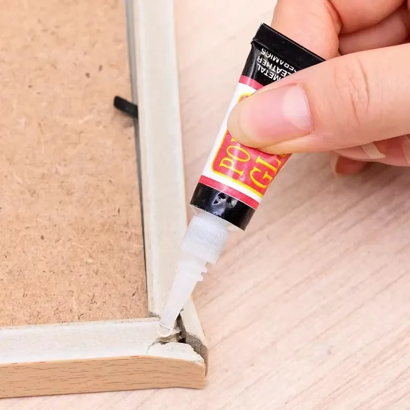 Flüssiger Superkleber, Holz, Leder, Gummi, Metall, Glas, Cyanacrylat-Kleber, Schreibwarenladen, Nagelgel 502, sofortiger, starker Bond-Kleber