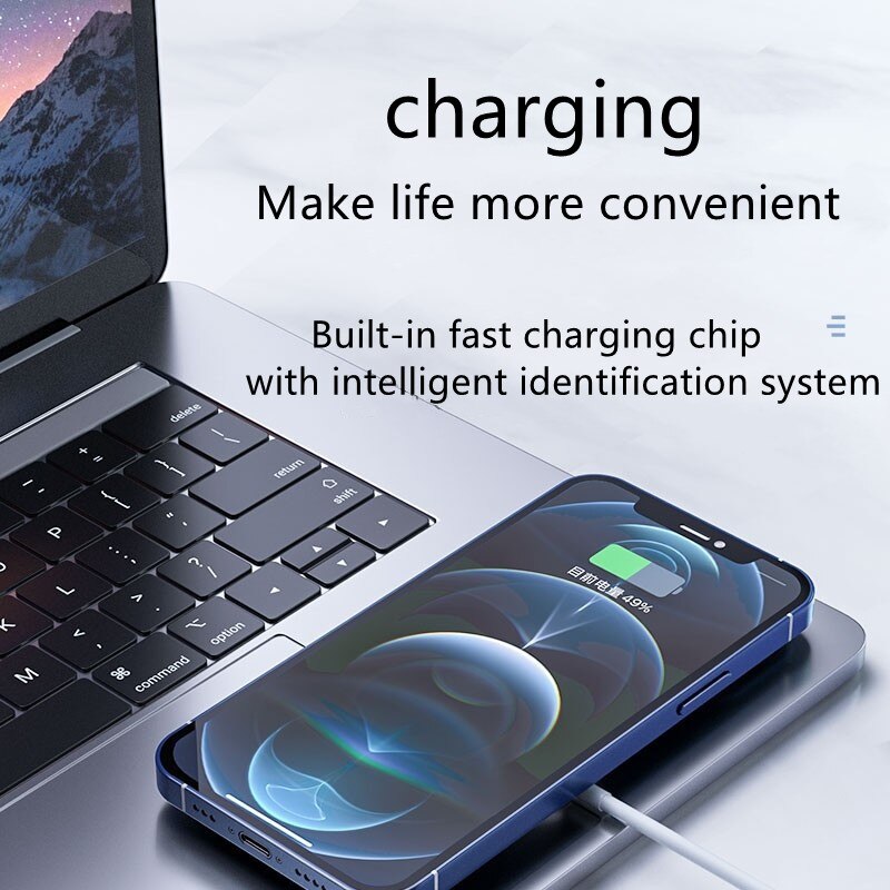 For Macsafe Charger For Apple iPhone 12 13 Pro Max Macsafing Mag Wireless Chargers Safe Strong Magnetic 15W Fast Charging Pad