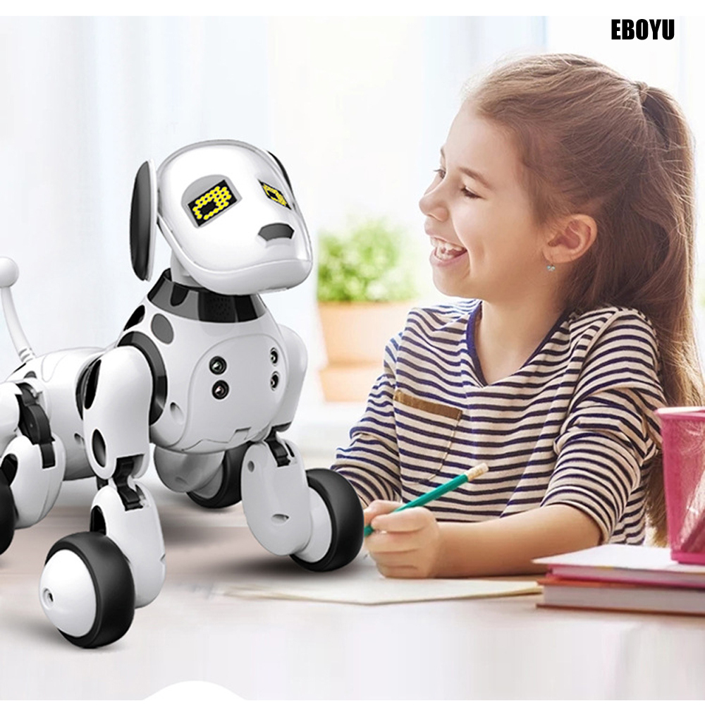 EBOYU – télécommande sans fil pour chien, mise à jour 9007A, 2.4G RC, chien Intelligent, électronique, chien, Robot, jouet éducatif,