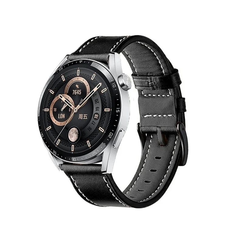20mm 22mm läderarmband för xiaomi watch  s1/s3 s1 active  s1/2 pro klockarmband armband för mibro  a1/x1/ färgat armband