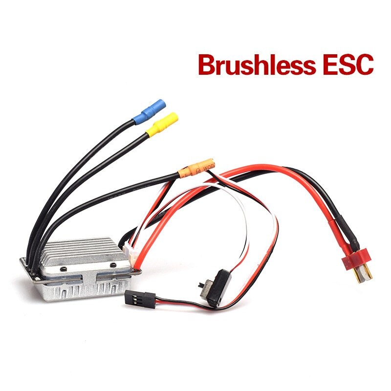 RC Car Upgrade Kit - Brushless Motor ESC Receiver Servo Gear Set for Feiyue FY01-FY07