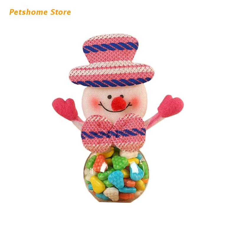 Kerst Snoep Behandelen Jar Kerstman Pop Chocolade Container Xmas Fles: SW-RB