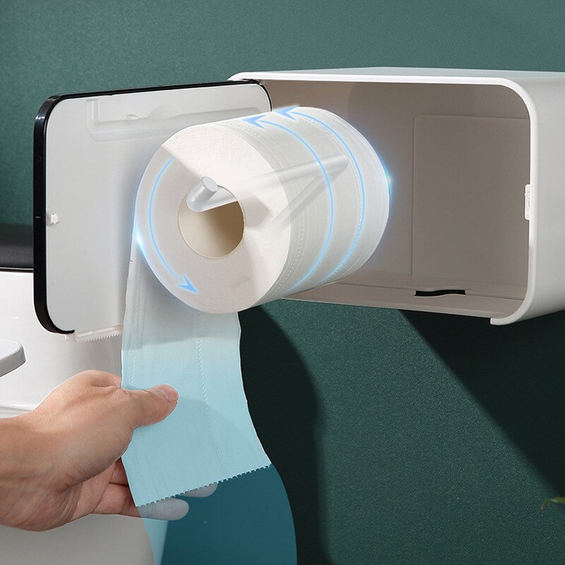 Waterdichte Toiletrolhouder Voor Toiletpapier Handdoekhouder Badkamer Opbergdoos Toiletrolhouder Badkamer Accessoires