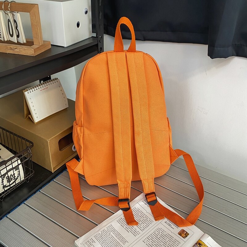 Trendiger canvas-rucksack für damen und herren, schulrucksack, bücherrucksack, reiserucksack, uni-rucksack für mädchen und jungen