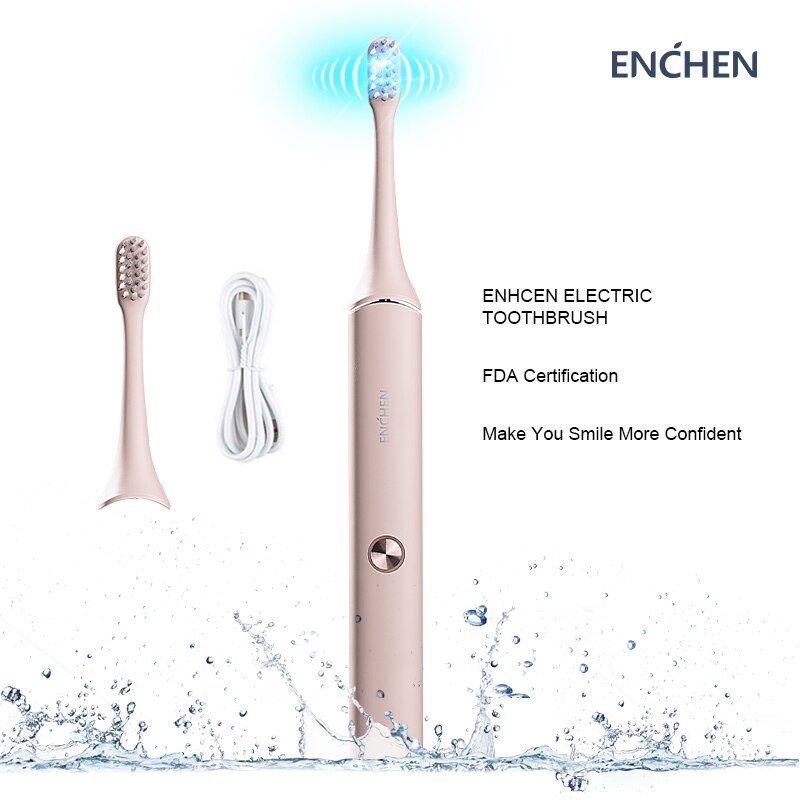 Enchen Aurora T + Sonic Elektrische Tandenborstel IPX7 Niveau Waterdicht Oplaadbare Gevoelige Upgrade Arrivial Originele