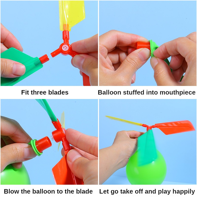 Globo aerostático de Ciencia y Tecnología, juguetes educativos hechos a mano, helicóptero, juguetes creativos para niños