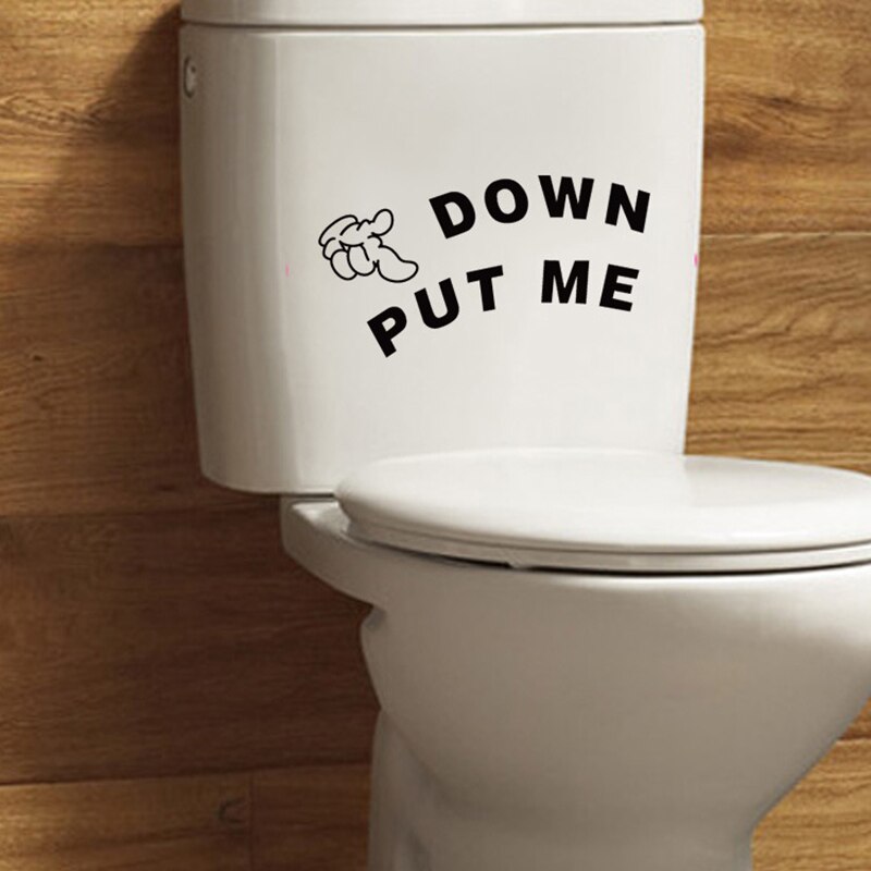 Home Decor PUT ME DOWN Decal Badkamer Wc Sticker S... – Vicedeal
