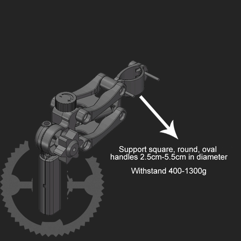 Z Axis Handle Grip Shock Absorption Spring Dual Handle Grip Gimbal Hold Arm for All Stabilizer Gimbal
