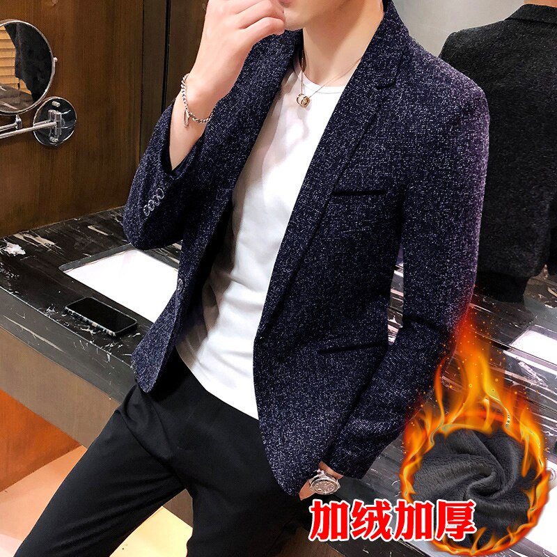 Harmaa rento miesten ohut bleiseri mallit muodollinen takki miesten slim fit tyylikäs rento bleiseri klassinen traje lentejuelas puku takki  jj60xx