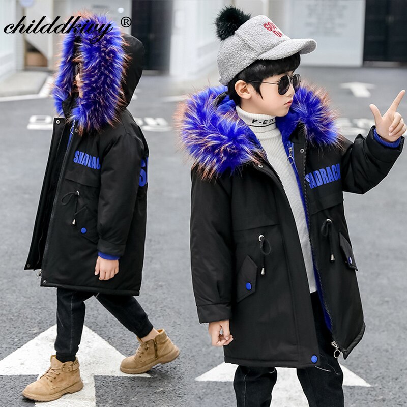 Children's Winter Jacket Girls Cotton-padded Jacket Baby boy clothes Kids Outerwear Baby girls Snowsuit Boy's cotton coat 3-10Y: 8T