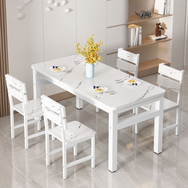 Esstisch mit Stuhl, 1-Tisch, schlicht und , Ich bin modernen Marmor, Heimtisch, Restaurant-Ess-einstellen