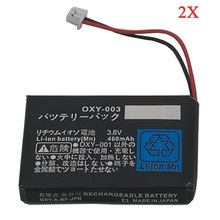 2 Stks/partij 3.8V 460Mah Oplaadbare Batterij Voor Nintendo Gbm Spel Boymicro Controller