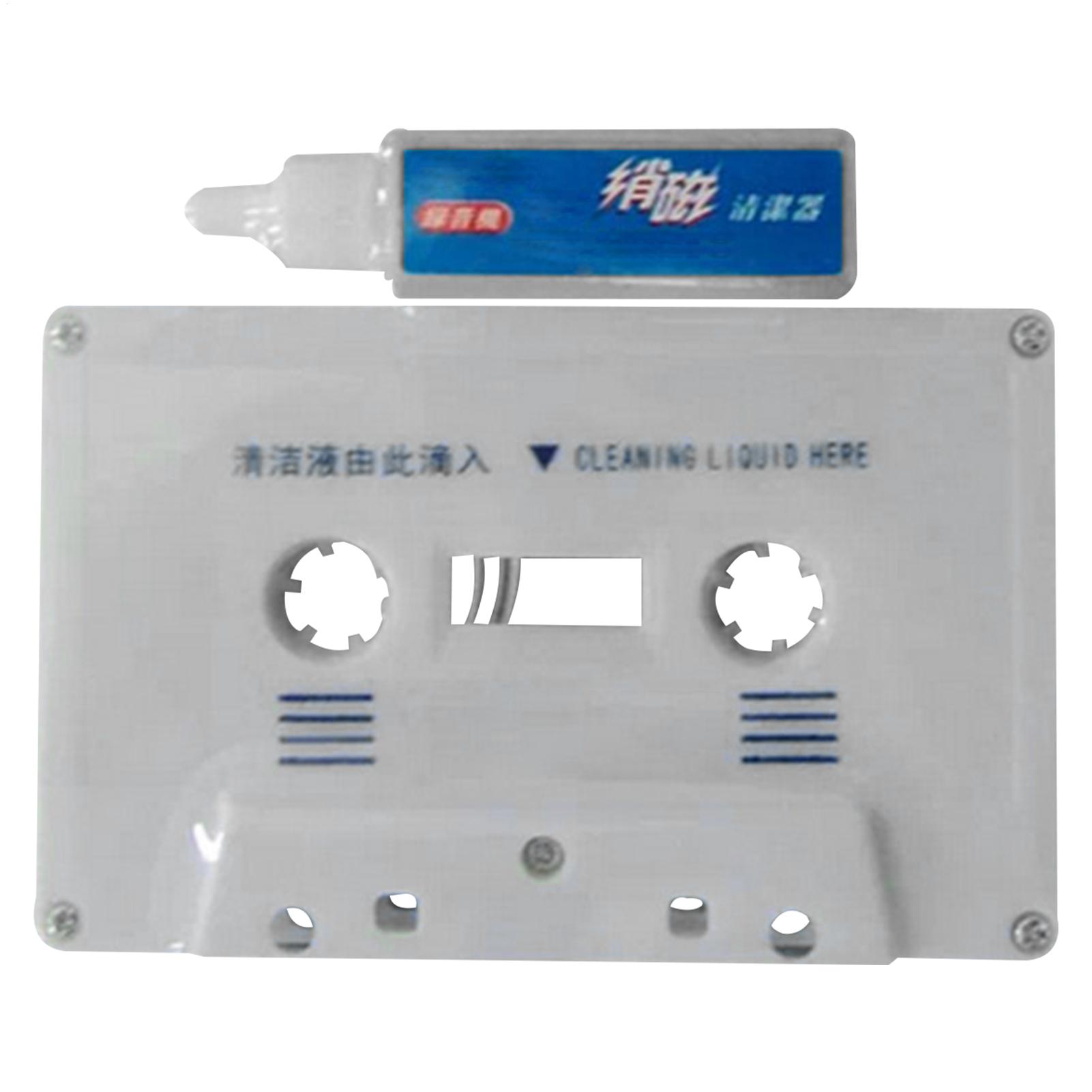 Cassette Tape For Head Cleaner Home Tape Player Cleaning Products Demagnetizer Kits Audio Player Deck Recorder Cleaner Fluids