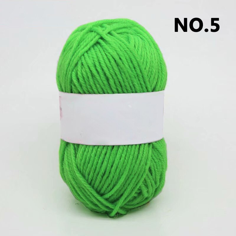 Warm DIY Milk Cotton Blend Yarn Baby Wool Yarn for Knitting Children Hand Knitted Yarn Blanket Crochet Yarn: 5