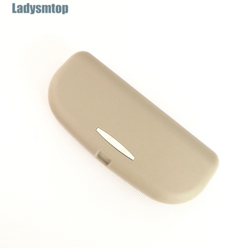 Ladysmtop Car Sun Visor Glasses box case For Citroen C1 C2 C3 C4 C4L C C-Quatre C-Triomphe Picasso5 Elysee DS series: Beige