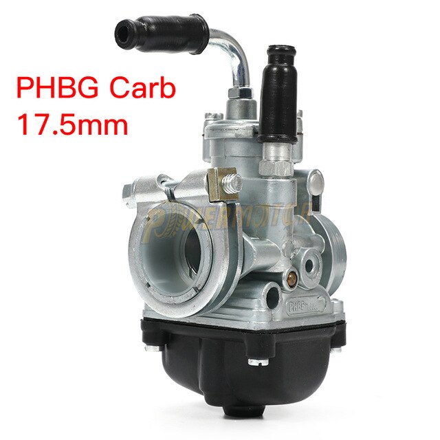 Dellorto motocykl PHBG gaźnik 17mm 19mm 21mm węglowodany dla 50cc 70cc 90cc BWS100 Puch Yamaha Zuma motocykl brud rower atv: 17.5mm