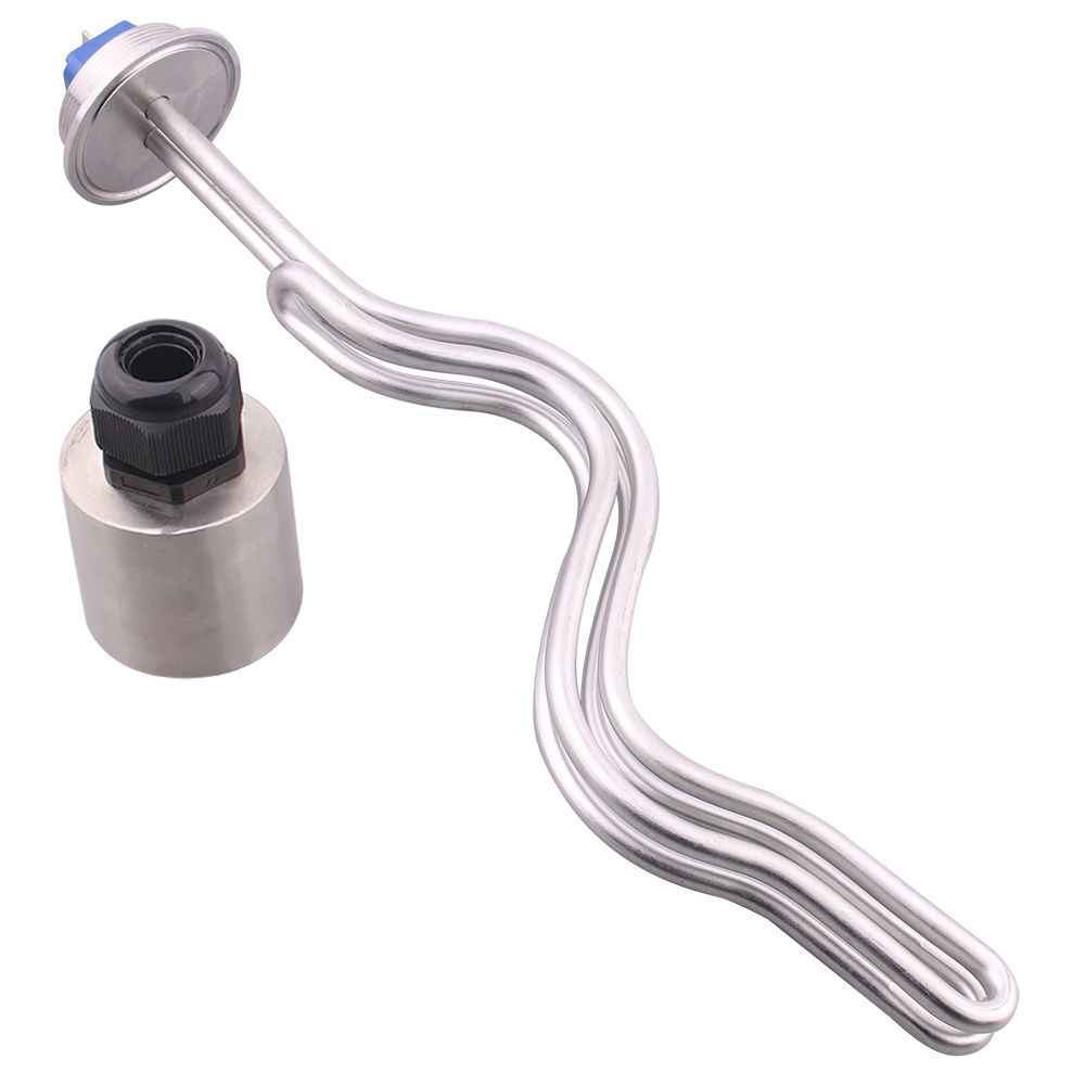 AIICIOO 2inch Tri Clamp Electric Heating Element for Boiler Heater OD64mm 240V 4.5KW 5.5KW 6.5KW: 4.5KW / heater only