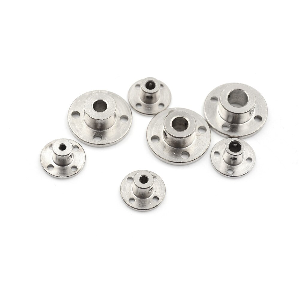 Edelstahl Galvanisieren Flansch Achse Kupplung 5mm bis 8mm Starre Flansch Koppler 3-14mm Motor Guide welle Lager 3D Drucken CNC
