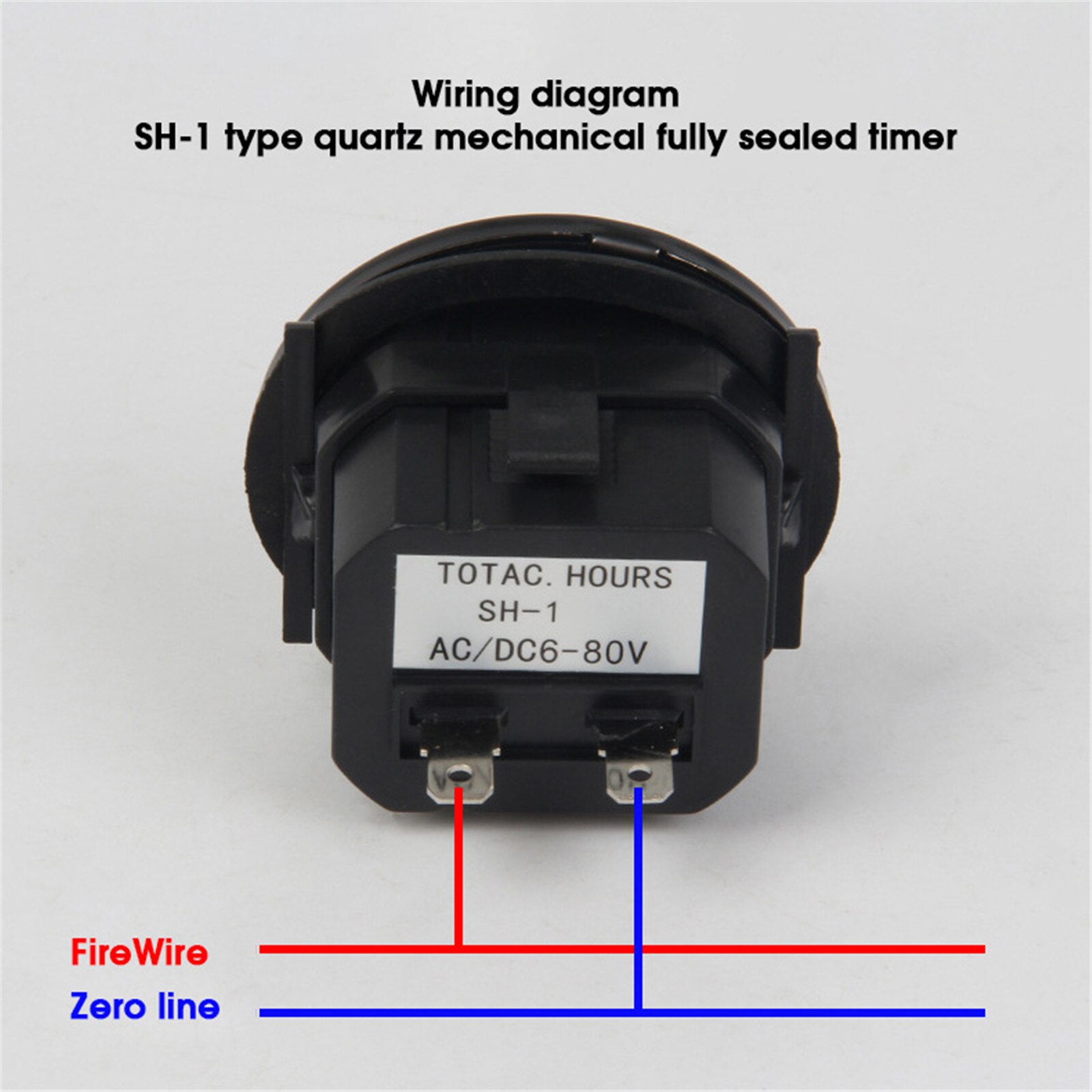 Digital Round Counters Timers For Generators Motors Boat Meter Timing AC/DC10-60V AC220-240V Counter Hour Meter Mechanical Timer