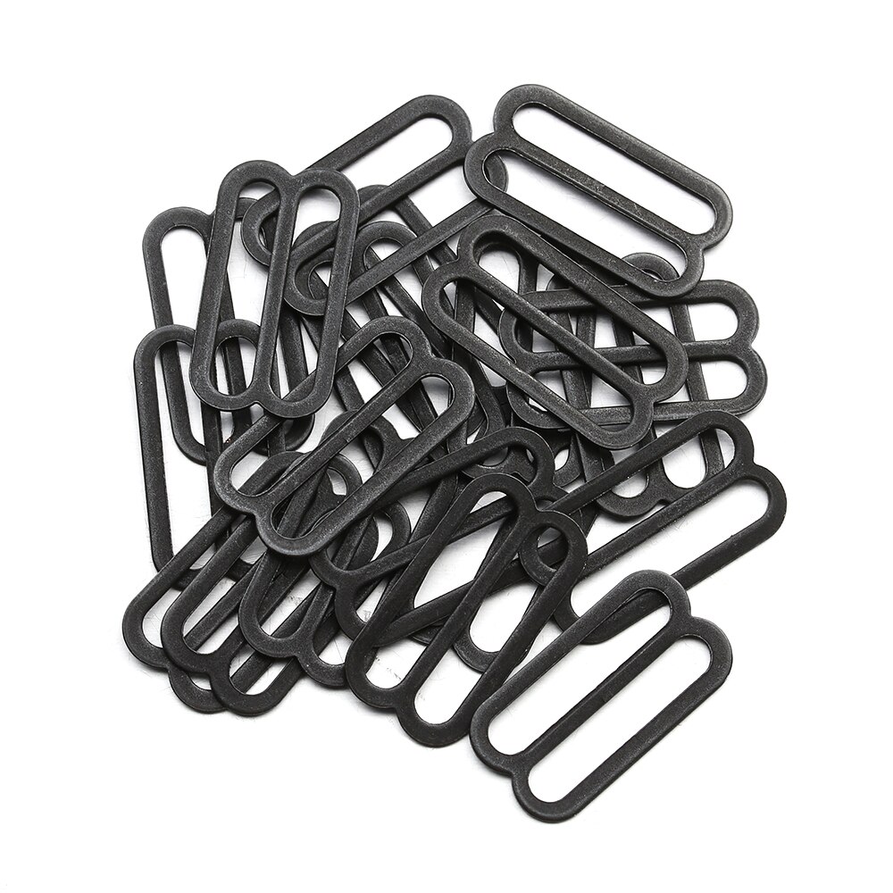 Clip ajustable para corbata de lazo, hebilla de eslinga, gancho, accesorios de costura para ropa, DIY, 30 unids/set por juego