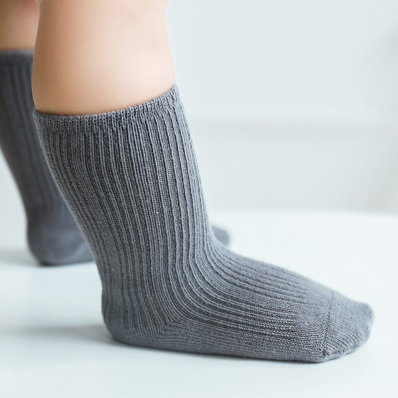 Einfarbig Baby Socken 6 Paare 2022 Frühling Kleinkind Junge Mitte Rohr Socken Sommer Atmungs Neugeborenen Mädchen Baumwolle Socke Zubehör