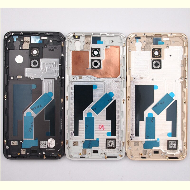 BaanSam Bateria Nova Tampa Traseira Para MEIZU Pro 6 5.2 Polegada Moldura Da Habitação Case Com Lente Da Câmera + Flash + Botões de Volume De energia