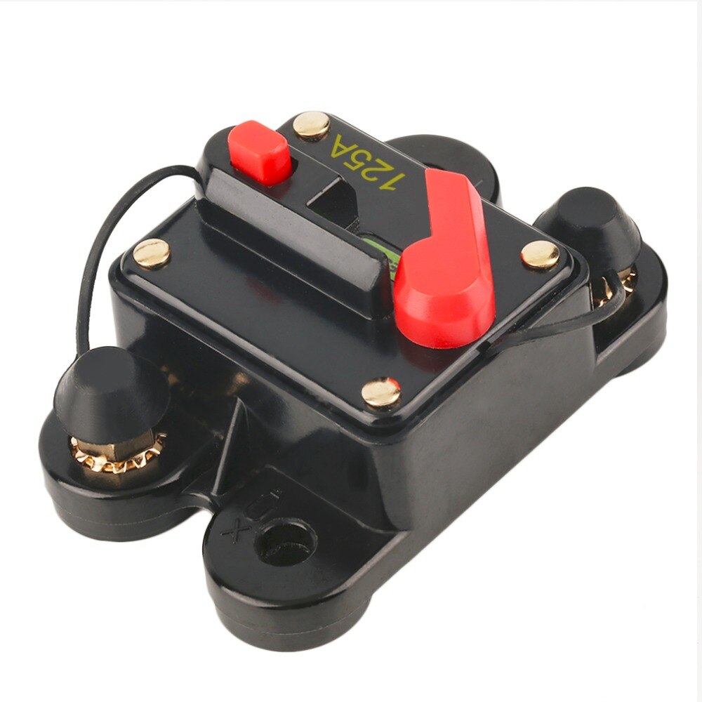 50A 60A 80A 100A 125A 150A 200A optional Car Audio Inline Circuit Breaker Fuse for 12V Protection SKCB-01-100A