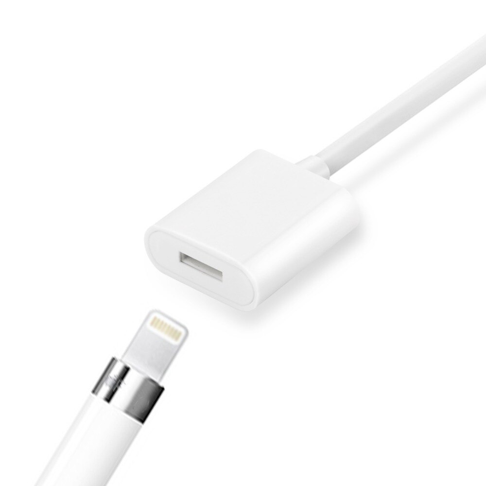 Cable de carga para adaptador de lápiz Apple, Cable de carga para iPad Pro, pantalla táctil, Stylus Pen, extensión de macho a hembra, USB
