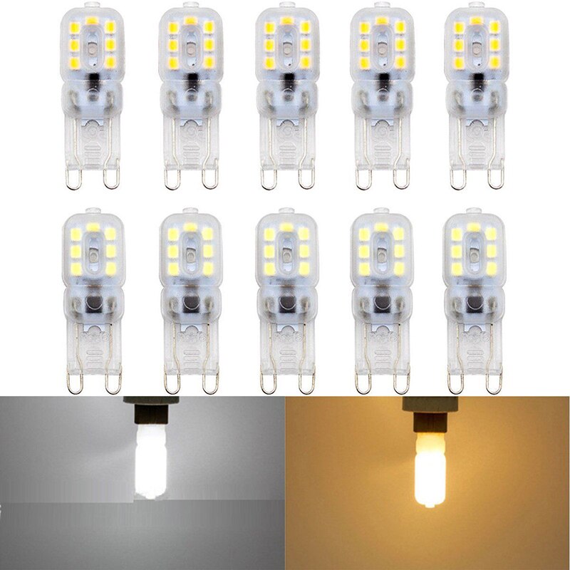 JHD-10 X G9 5W LED Dimmable Capsule Bulb Replace Light Lamps AC220-240V