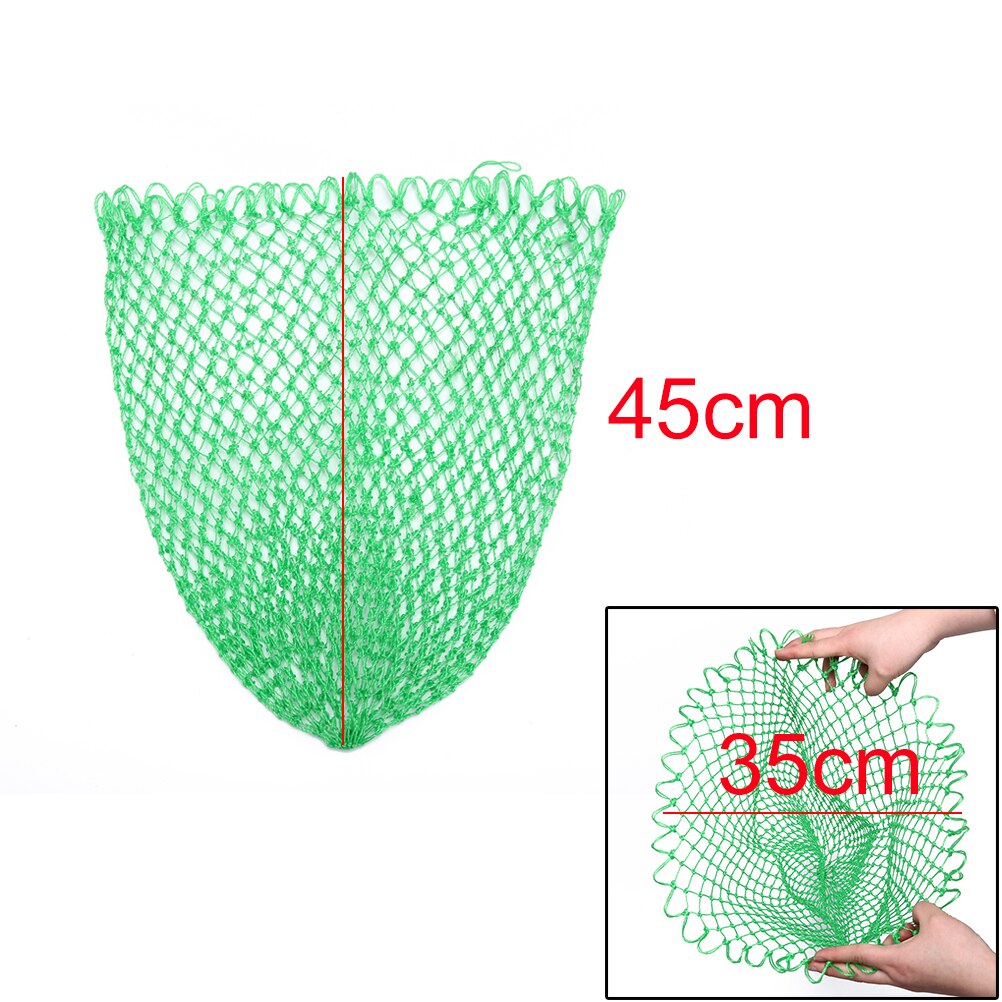 Nylon Fishing Net Rhombus Mesh Hole Net Collapsible Fishing Tools Green Net