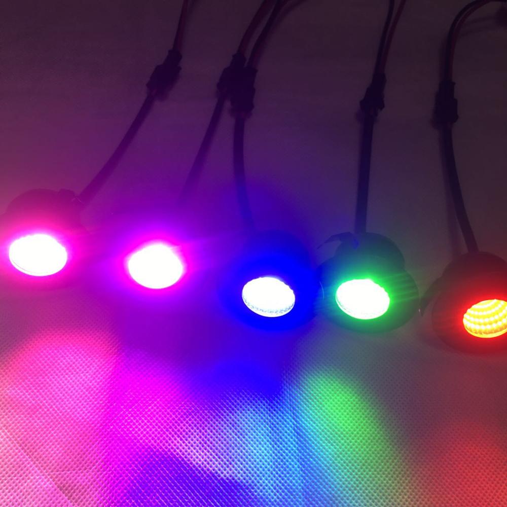 1pcs balck fram blue color Mini LED Downlights 3.5W 39mm 100V-240V Jewelry Display Ceiling spots Recessed Cabinet Spot Lamp