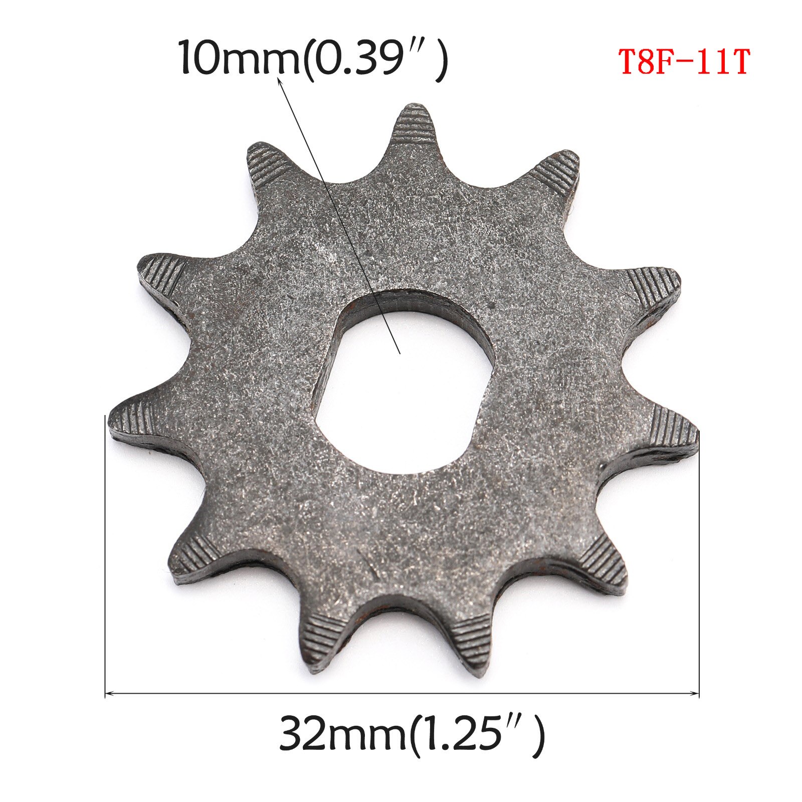 TDPRO 5pcs 25H T8F Chain 9T 11T Front Sprocket Gear Part 2 Stroke Engine Fits 43cc 47cc 49cc Mini Pocket Pit Bike Scooter ATV