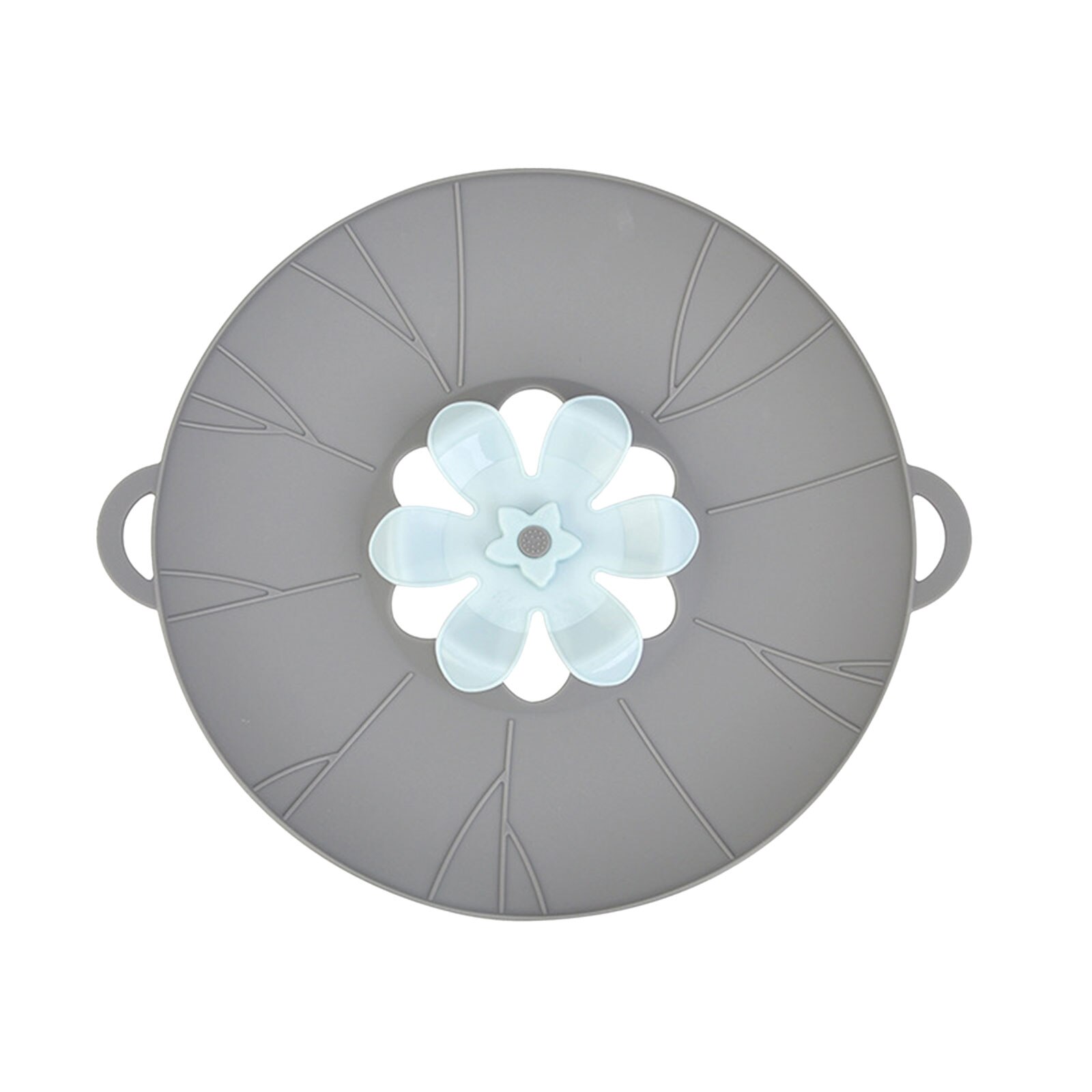 Spill Stopper Lid Cover Practical Boil Over Safeguard Anti-Spill Lid Cover Rotatable Pot Pan Gadgets