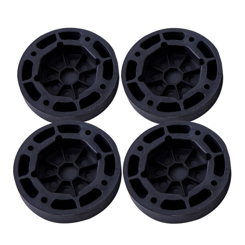 Anti Slip Washing Machine Pads Anti-vibration Pads for Refrigerator Anti Noise Washing Machine Desk Feet Bathroom Accessories: 4pcs Rubber base